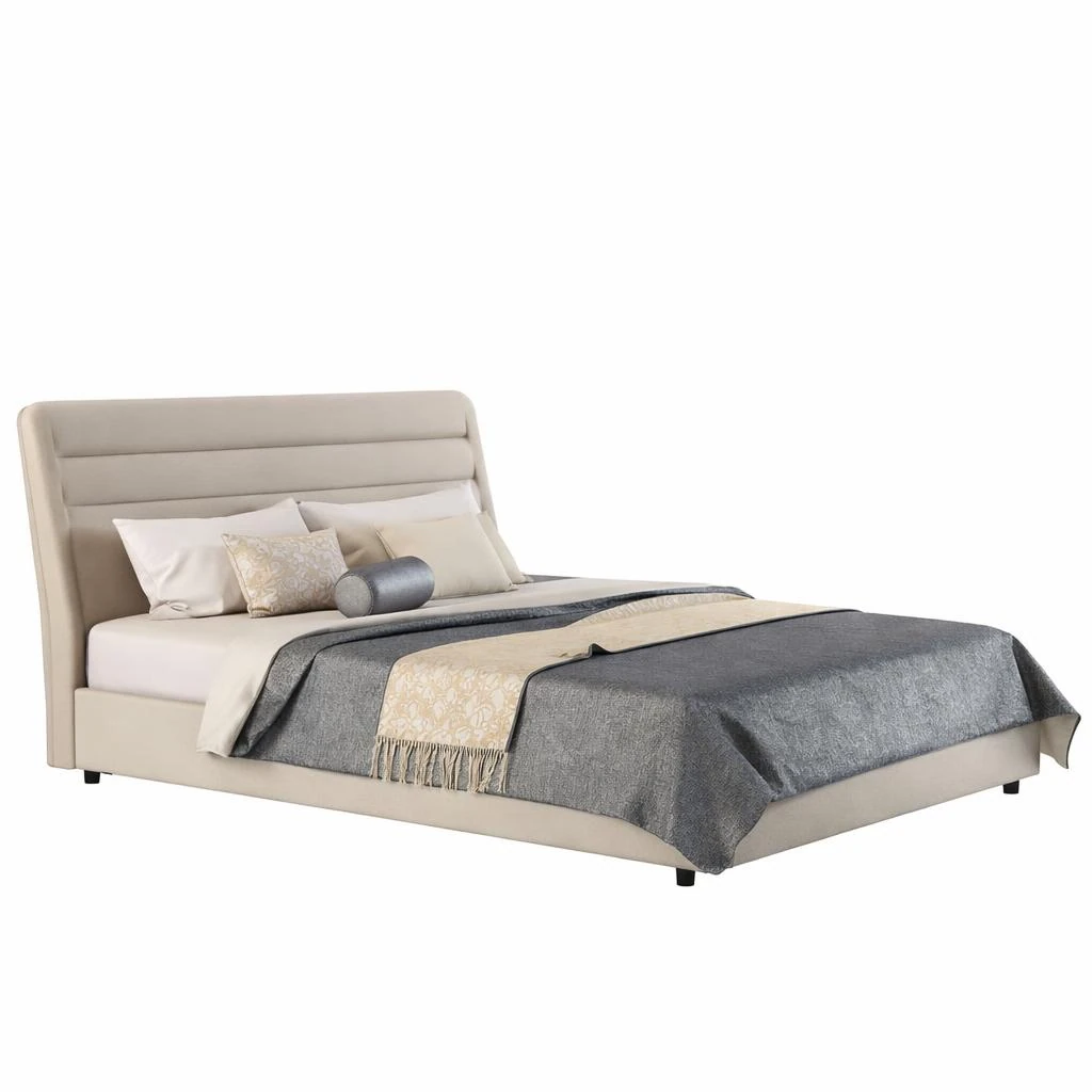 Кровать с мягкой спинкой Аделина